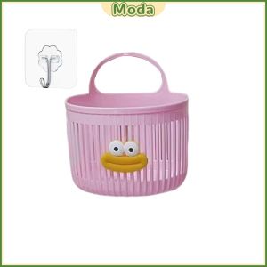 MO Plastic Hanging Bathroom Storage Basket Kitchen Bathroom Organizer