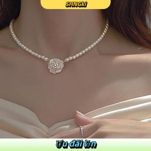 SHNGki 2022 thời trang Bow ngọc trai CC Vòng đeo tay Cổ Điển Mùa Hè người phụ nữ vòng tay màu hồng đồ trang sức sang trọng
