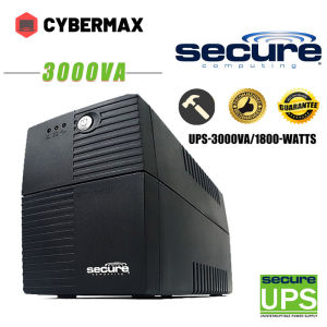 SECURE UPS 3000VA Uninterruptible Power Supply For PC Laptop (8 Sockets)
