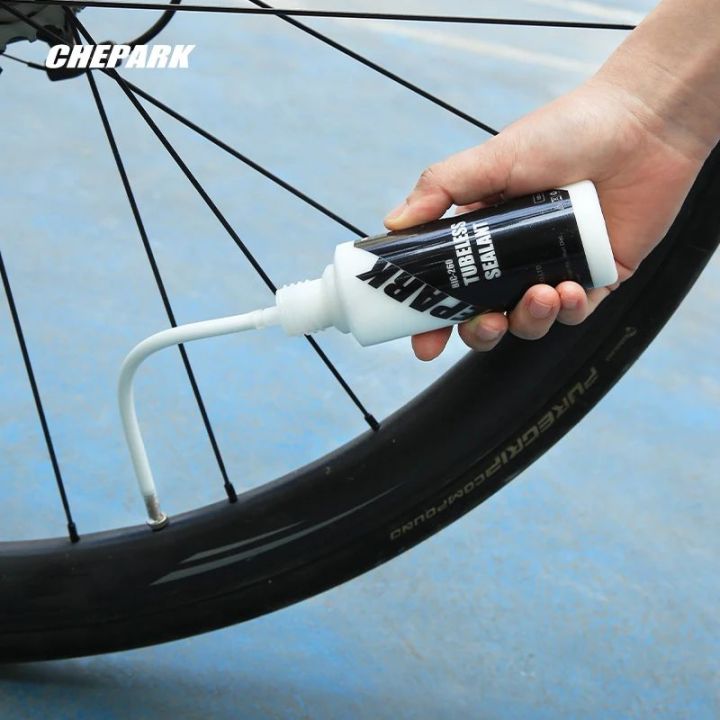 Chepark Bicycle Tubeless Tire Repair Sealant 120ml MTB Road Bike Tyre ...