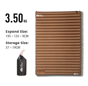 Mobi Garden - Camping Outdoor Inflatable Air Mattress Air Bed Single Double Portable Fordable Bed Moisture-Proof Pad