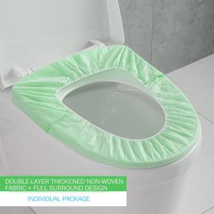 SG  Disposable toilet seat cushion Non-woven Toilet mat Double thickening Toilet seat Travel hotel home