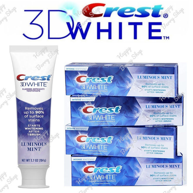 ยาสีฟันฟันขาว 😁 Crest 3D White Advanced LUMINOUS MINT 🇺🇸 นำเข้า