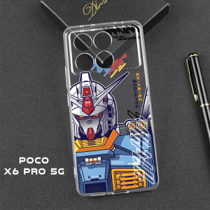 Case POCO X6 X6 PRO M6 PRO 4G Case Hp POCO X6 X6 PRO M6 PRO 4G UPPER [ GUNDAM ] Casing Hp Aesthetic Kesing Hp Karakter Anime Cassing Hp Motif Lucu Softcase Poco