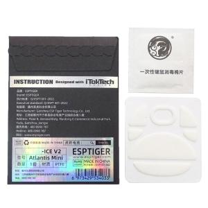 Esptiger Gaming Mouse Skates Ice V2 Version Mouse Feet 1Pack Replacement for Atlantis Mini Mouse Mice Feet