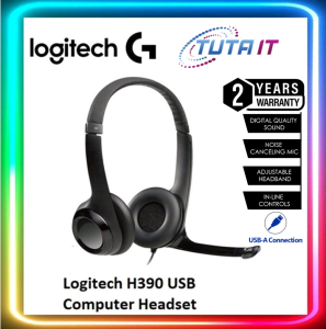 Logitech H390 Wired Usb Computer Headset
