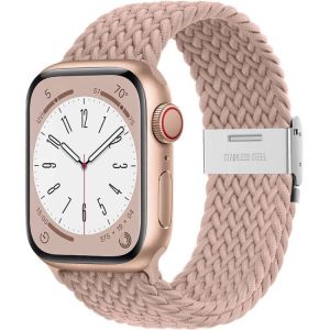 For Apple Watch Strap 49mm 45mm 41mm 44mm 40mm 42mm 38mm iWatch Nylon Strap Elastic Sport Loop Band Braided Solo Loop for Apple Watch Ultra Series 12 11 10 9 8 7 SE2 SE 6 5 4 3 2 1