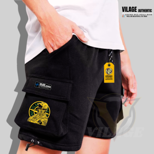 Celana Pendek Cargo Pria Bahan Fleece Celana Santai Celana Banyak Warna Celana Cowok Cewek Celana Tebal Lembut Celana Terbaru