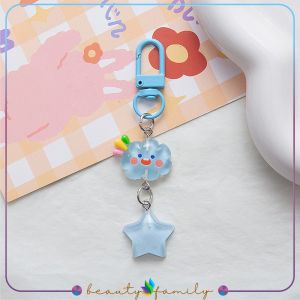 BF-C1160 Keychain Gantungan Kunci Awan Bintang Kilat / Liontin Gantungan Kunci Kartun Anak Perempuan