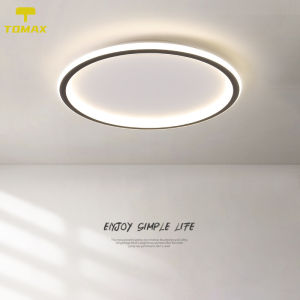 TOMAX 50CM Round Ultra-thin Led Light For Room 62-Watt Ceiling Light Modern Design Study Lamp Office Bedroom Living Room Light [Remote Dimming]