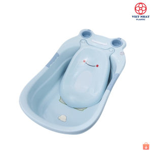 Chậu Tắm Ếch Cho Bé Thau Tắm Cho Bé Sơ Sinh Việt Nhật 2203 Có Van Thoát Nước - TADAHOME