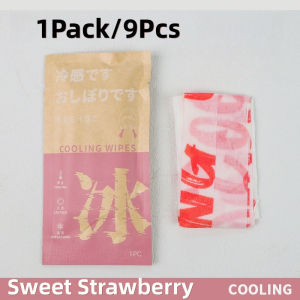 Cooling Ice Towel 1Pack/9Pcs Summer Cooling Wonder Wipe Neck Hanging Outdoor Sports Quick Cooling