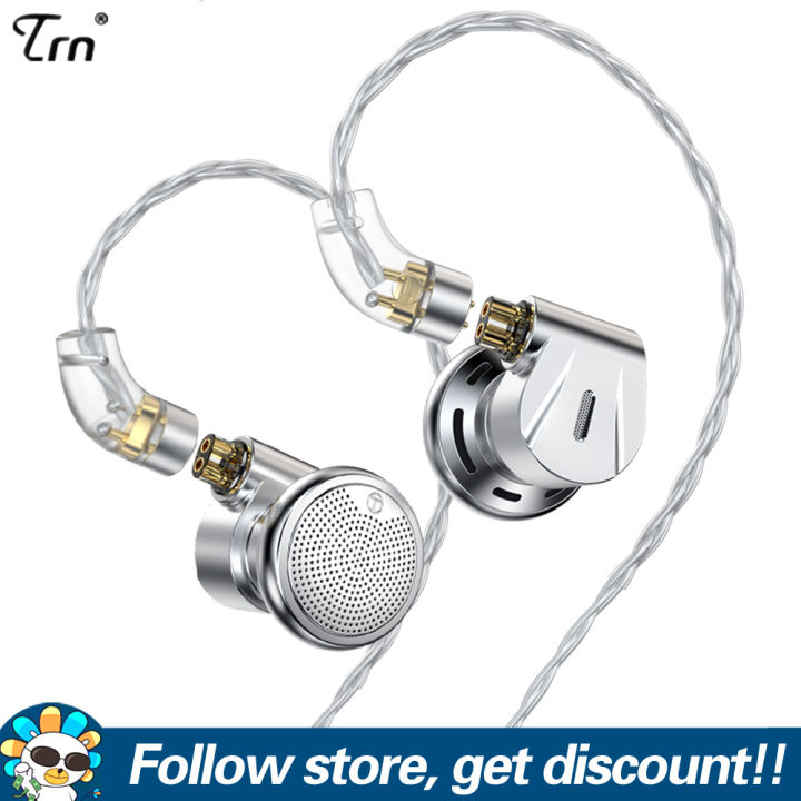 TRN EMX Earphone Dynamic Flagship Audiophile Flat Headset HiFi