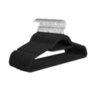 Flocking Hangers Anti-Slip & No Mark No More Clothes Fall! 4 Colors | SG