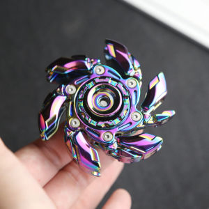 [2 Wholesale by the piece ] Irritable 08 Rotating open-finger fidget spinner edc Stress-relief toy spinning top
