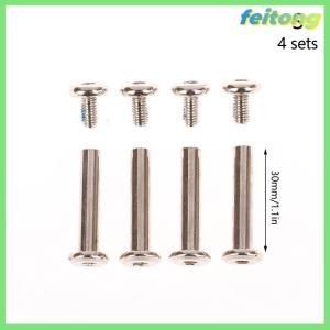 【feitong】🚕🚕【HOT SALE】 4Sets stainless steel luggage screws luggage accessories Luggage Wheels Bolts
