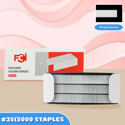 FCI Stapler Effortless (3 Colors) Smooth manual operation Jam-Free Stapling Durable In Every Press 40mm x 125mm for School and Office Supplies Use