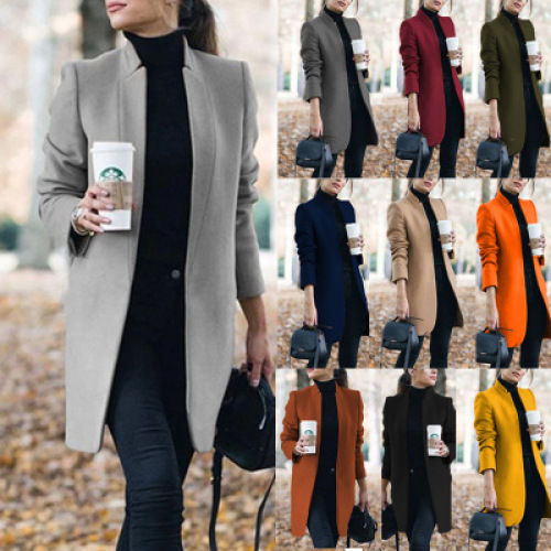 2023 Spring Women Blazer Trending Fashion Casual Long Sleeve Slim Jackets  Blazers Open Front Office Lady Suits OL Lapel Coat Cardigan Formal Blazers  Plus Size S-5XL