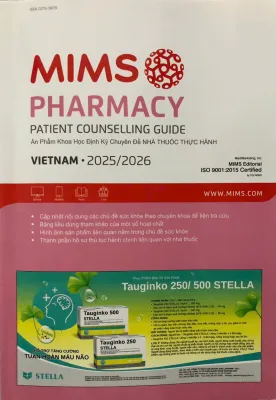Sách - Mims Pharmacy 2026 Ấn phẩm khoa học Định kỳ Chuyên đề Nhà thuốc thực hành