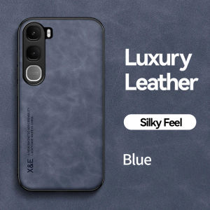 Luxury Retro PU Leather Phone Case for VIVO Y21d Soft Silicone+PC Shockproof Phone Back Cover for VIVO Y21d