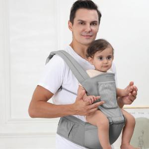 [CHÍNH HÃNG] Địu Ngồi Em Bé Đa Năng 4 Tư Thế Trợ Lực Thoáng Khí Bền và Nhẹ MOOIMOM Casual Hipseat Carrier H90502