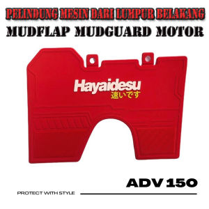 Honda ADV Mudflap Guards & Covers Penahan Lumpur Cover Bahan Karet Tebal 3D Motif Timbul Emboss Awet Warna Tidak Luntur Aksesoris Variasi Modifikasi Decals Emblem Buat Motor lebih Cakep keren Kece