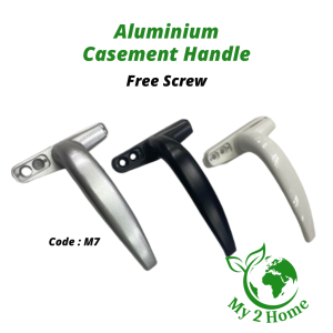 M7 Euro Style Casement Window Handle Lock Aluminium Handle Tingkap Pemegang Tingkap Solid Aluminium CH822 M7 WCH12 窗锁