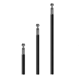 Photography Adapter Rod 17mm Ball Head 1/4" Female Screw Adjustable Angles For Live Streaming Tripod Mount