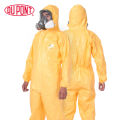 DU PONT Pro Safety Clothing Protective Coverall Chemicals Protective Clothing Hooded Sulfuric Acid Alkali Safety Coveralls Waterproof Chemical Suit. 