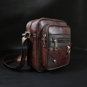 Star Face Tas Selempang Slingbag Crossbag Pria Kulit Premium