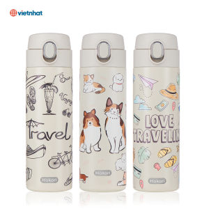 Bình Giữ Nhiệt Inox Cao Cấp 340ml 460ml VIỆT NHẬT HOKORI 0123/24 - TADAHOME