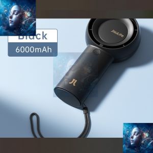 Handheld Fan Life 5 Plus 4000mAh USB 5 Speeds Portable Turbo Fan Strong Wind
