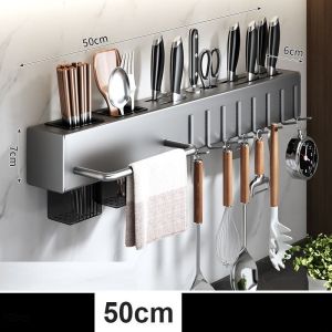 Kệ Đựng Dao Kéo Muỗng Đũa Treo Tường Tiết Kiệm Không Gian