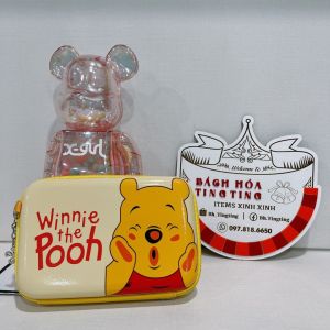 Túi đeo chéo dạng hộp ngang hoạt tiết hoạt hình Mickey/Donald Ví đeo chéo phong cách cá tính cho bé _ TingTing