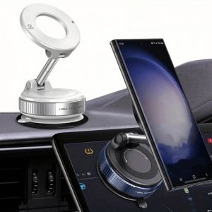 MUQZI Thiết kế có thể gấp gọn Giá đỡ điện thoại từ tính Sức hút từ tính mạnh 360 ° Có thể xoay được Giá đỡ hút chân không Xem linh hoạt Lực hút chân không ổn định Giá đỡ thiết bị định vị Sử dụng ô tô