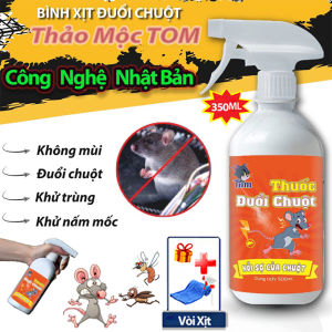 Dung Dịch Đuổi Chuột - Xịt Đuổi Chuột Và Côn Trùng Rats Repellent Spray 350ML Siêu Hiệu Quả  - Nguồn Gốc Thảo Mộc An Toàn