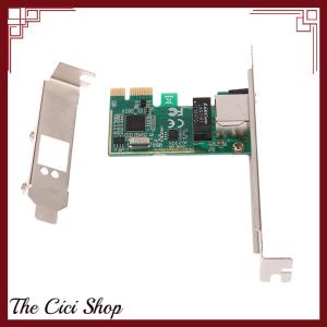[The Cici Shop] 1ชุด10 100 1000Mbps Gigabit Ethernet PCI Express PCI-E การ์ดเครือข่าย RJ-45 LAN Adapter Converter Network CONTROLLER