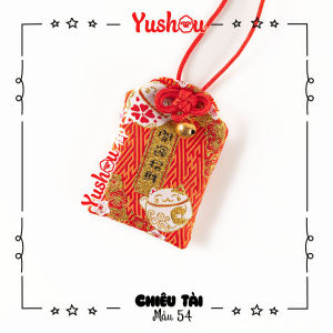 Móc Khóa Yushou Tiền Tài - Mẫu 54 (Kiểu Omamori) Có sẵn