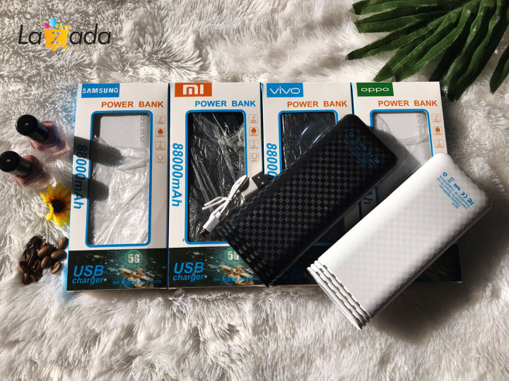 Power Bank LED Samsung Xiaomi Vivo Oppo Realme 88000 99000 mAh