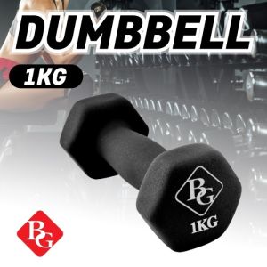 BG Sport Dumbell Neoprene Barbel Anti Slip Alat Olahraga Fitness Latihan Beban Gym Rumahan Q304
