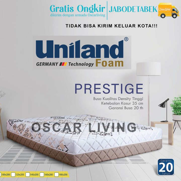 Uniland Foam Prestige Kasur Busa Super Tebal 35 Cm Garansi 20th Khusus