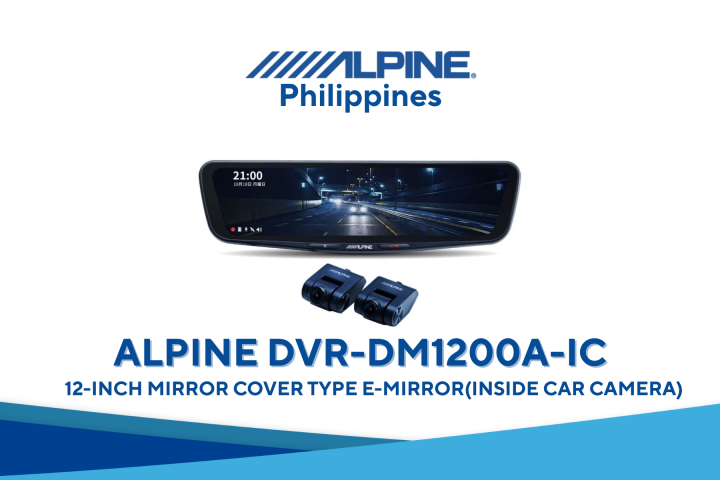 Alpine DVR-DM1200A-IC 12-INCH MIRROR COVER TYPE E-MIRROR(INSIDE