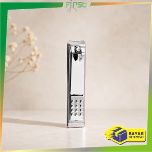 FH-C1022 Gunting Kuku Stainless Steel Hitam Doff Anti Slip / Gunting Kuku Jumbo / Alat Potong Kuku