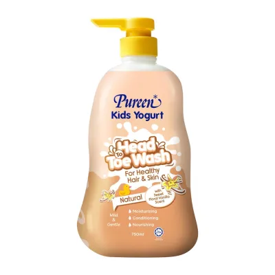 Pureen Kids Yogurt Head To Toe Wash Natural