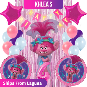 Trolls Poppy Birthday Theme Balloon Party Set