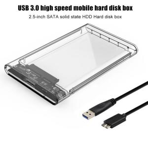 Casing Hardisk 2.5 transparan 3.0 usb Enclosure SSD SATA
