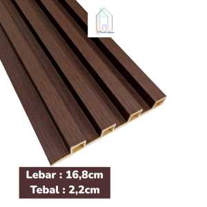 WALLPANEL WPC WOODPANEL 3D FLUTED PANJANG 2.9 M
