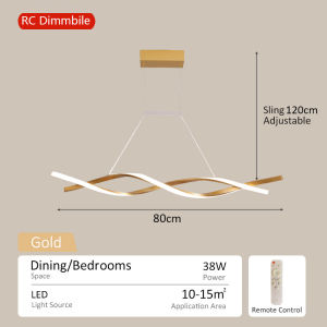 SOLO Modern Chandelier Ceiling Light for Kitchen LED Drop Lamps Bar Counter Lamp Hanging Lights Pendant Dining Room