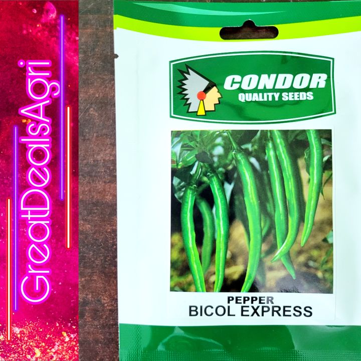 BICOL EXPRESSS OPV PEPPER SEEDS (1.5 GRAMS) CONDOR SEEDS | Lazada PH