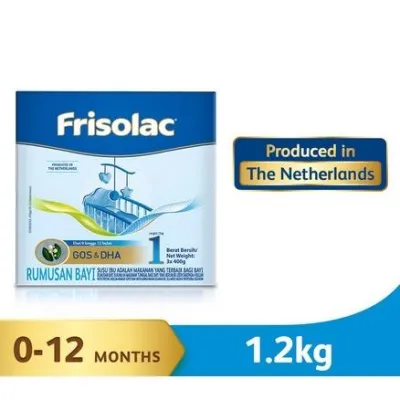 Frisolac Step 1 (600g / 1.2kg) 0-12 months Exp 06/2026